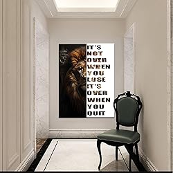 Animal Canvas Wall Art Motivational