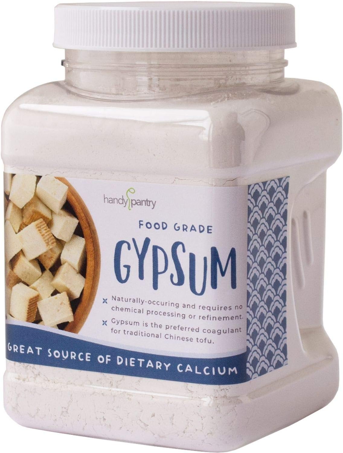 Handy Pantry Gypsum Tofu Coagulant 12 Oz. Chinese Terra Alba