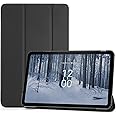 ProCase Case for Nokia T21 Tablet 10.36 Inch 2022, Slim Light Cover Trifold Stand Hard Shell Folio Case Smart Cover for 10.36" Nokia Tablet T21 TA-1495 TA-1521 TA-1505 TA-1487 2022 Release -Black
