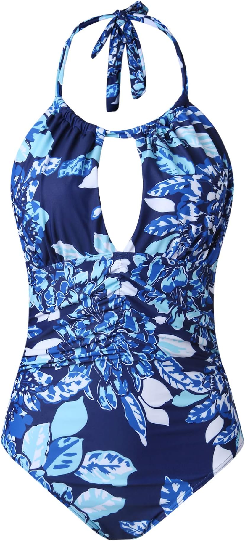 One Piece Swimsuits for Women High Neck Halter Monokini Tummy Control Womens Swimsuits