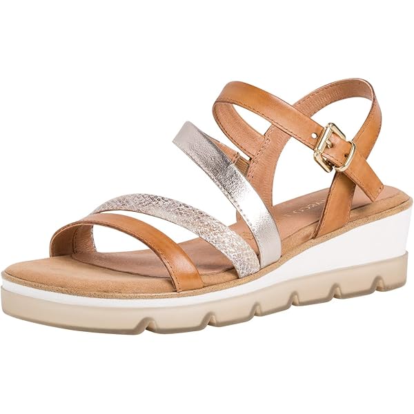 Sandalias Con Cuña MARCO TOZZI 2 2 28135 26 Leder Sandale Sandalia Mujer 320248