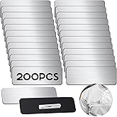 Breling 200 Pcs Name Tags with Pin 1 X 3 Blank Name Tags Badges DIY ID Badge Engraved Label Pin for Office School Retail Stores Employee Students Workers(Silver)