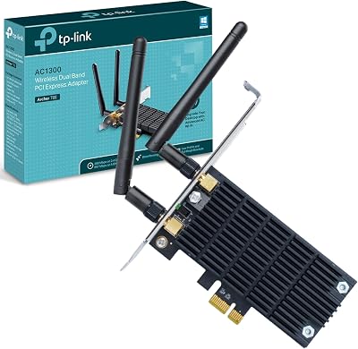TP-Link Archer T6E AC1300 Wireless Dual Band PCI Express Wi-Fi Card 802.11ac