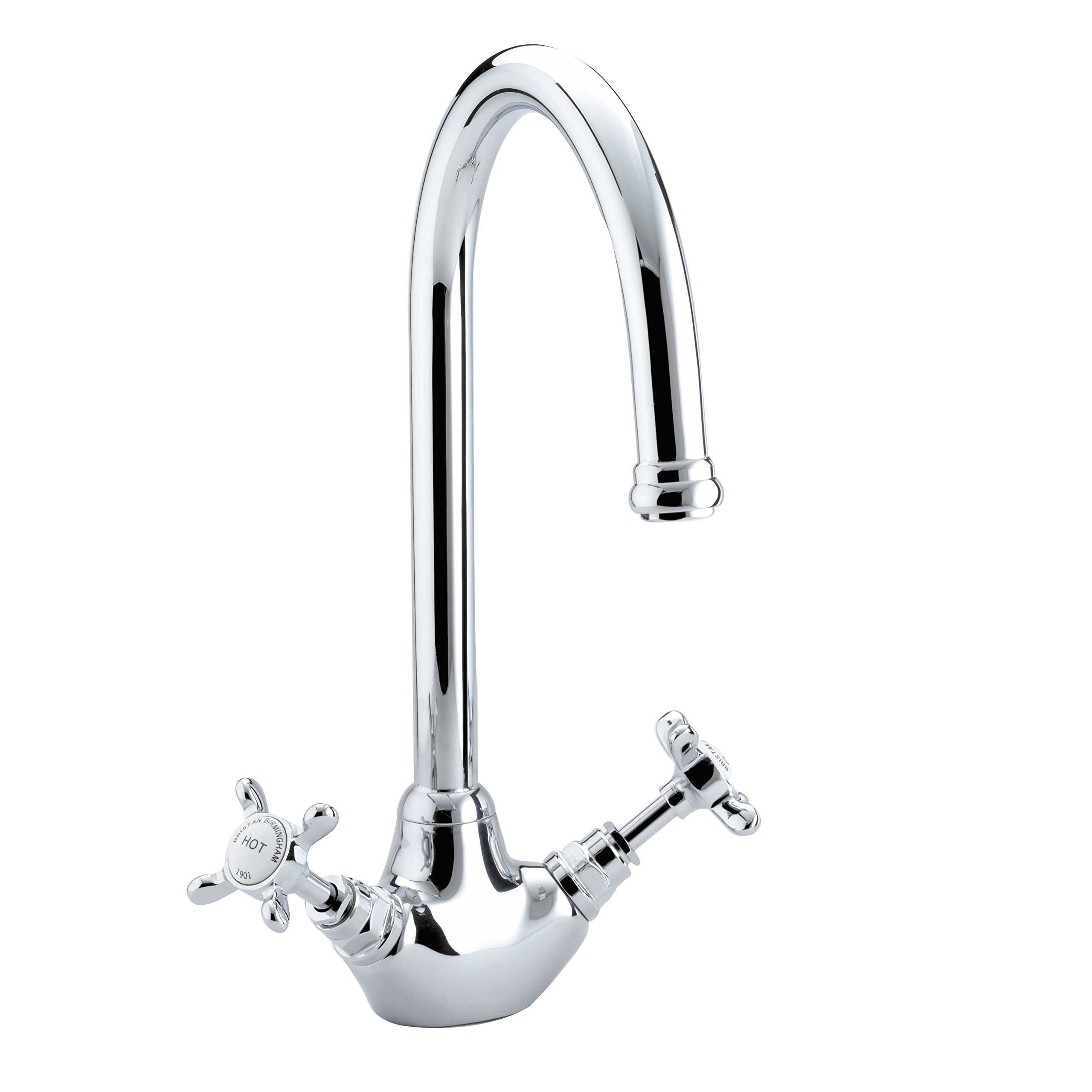 Bristan N SNK C 1901 Monobloc Chrome Plated Sink Mixer - Chrome