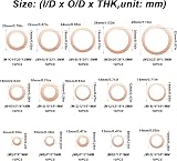 Xiaomoyu Copper Washers Assorted Kit 150 Pcs M5-M22 with Storage Box view 2