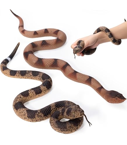 Lot De 3 Serpents En Caoutchouc – 80 Cm – Réalistes – Effarouche Oiseaux – Farce & Décoration