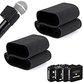 YOUSHARES Compatible with Rode Wireless Microphone System, Hand Microphone Elastic Sleeve for Rode Wireless GO II/ME/PRO, Elastic Microphone Sleeve (2 Pcs)