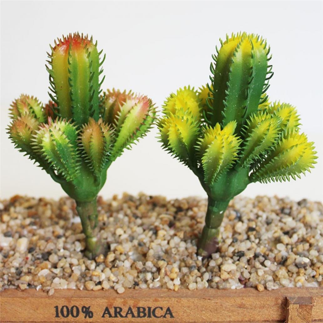 Kangql 1piece Cactus Artificiel De Jardin Realiste Plante Pieces De Votre Maison A Bonsai Decoration Ameublement Et Decoration Decoration De La Maison Iplanmovilidad Com