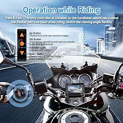 VSYSTO 3'' IPS Screen WiFi Motorcycle Dash