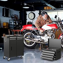Goplus Tool Chest, 5 Drawers Rolling Tool Cabinet