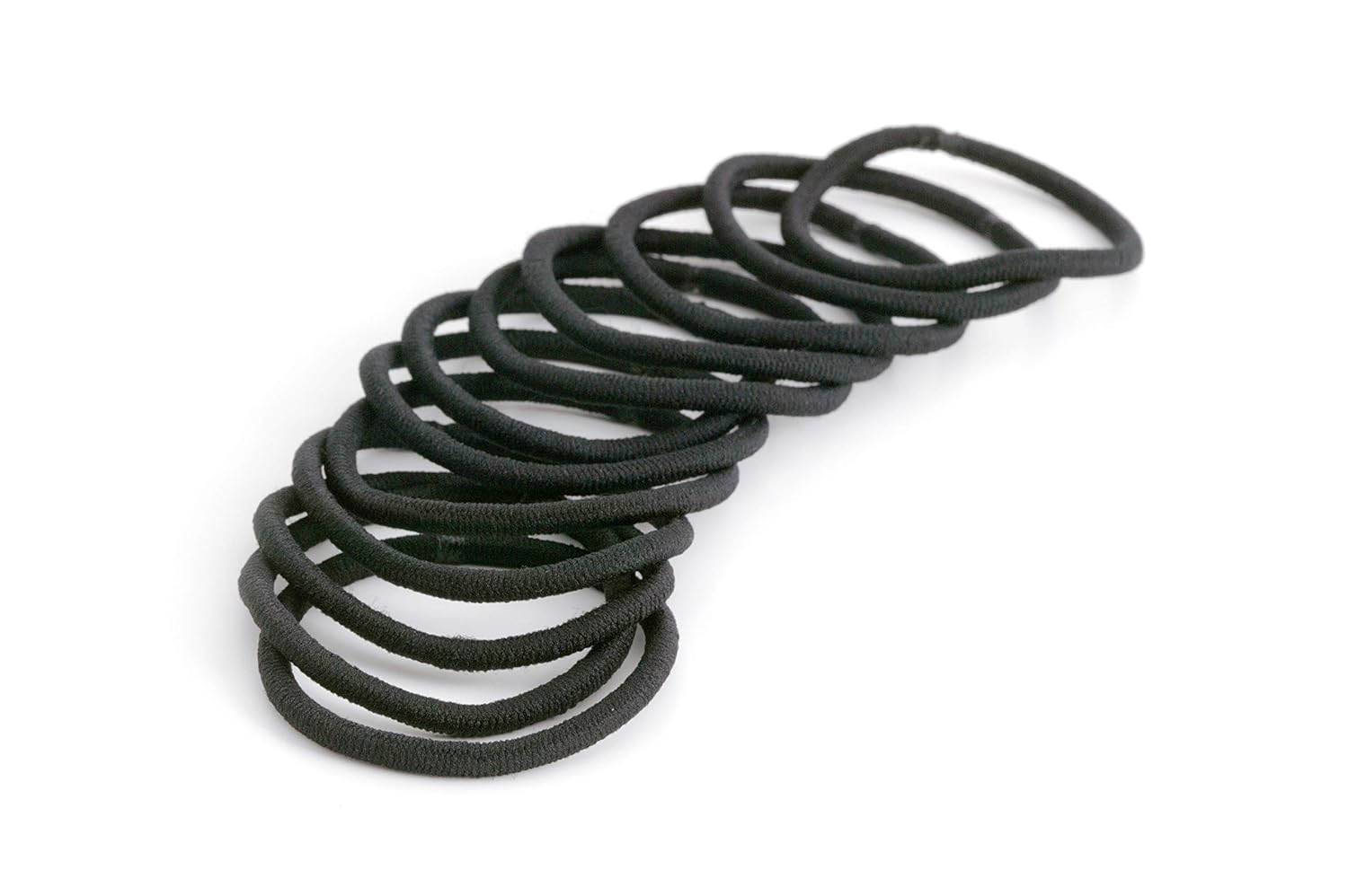 Goody Women's Hair Ouchless No Metal Black Hair Elastics Storage Pack, 4mm, 70 Count : Beauty