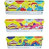 Play Doh Compound Bundle - Classic, Wild, and Sweet Colors 4 Pack
