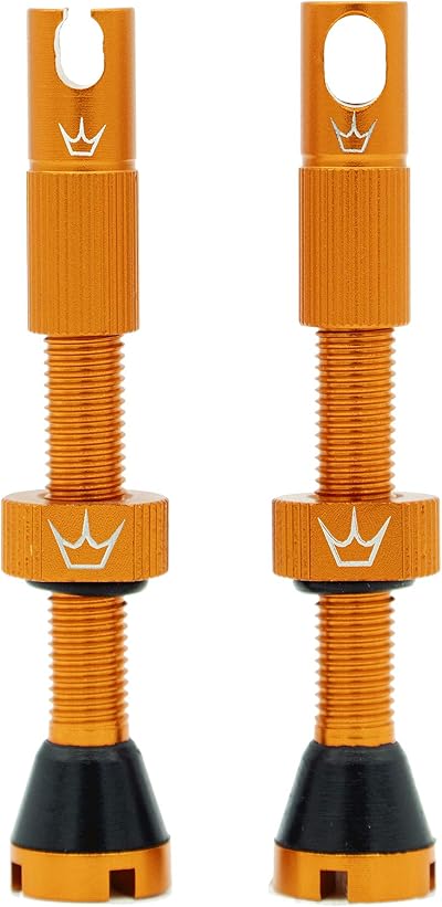 Peaty's x Chris King MK2 Tubeless Valves 7075 Aluminium 42mm Mango
