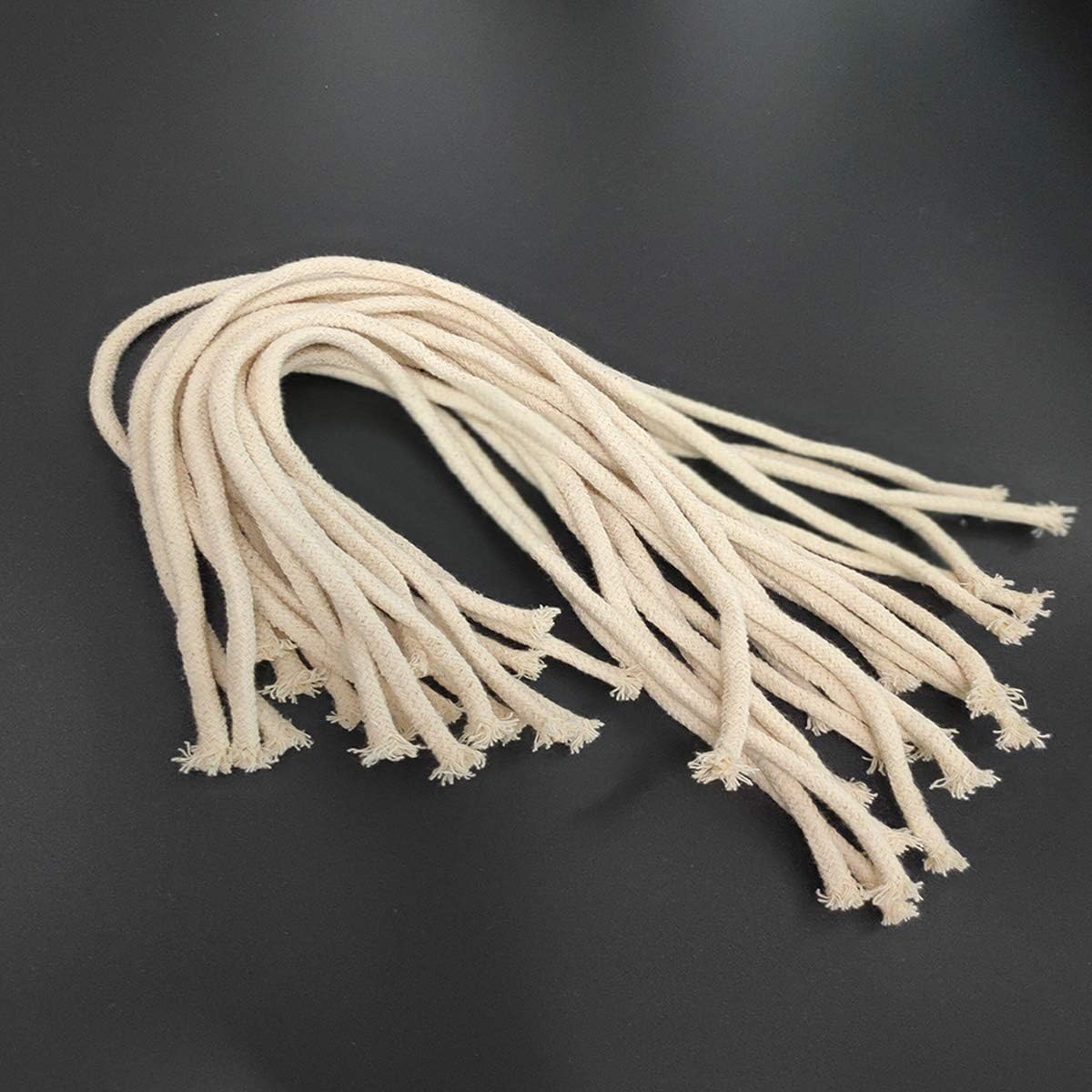 Oil Lamps & Accessories - Oil Lamp Wicks Burner, Round Cotton Kerosene Burner, Candle Lamp Burner Replacement 20 Pcs 1.34ft（41cm) x 0.2