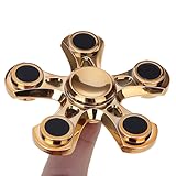 Mmrm Light ADHD Anxiety Autism Stress Reducer Fidget Hand Five Quinary Spinner EDC Toy