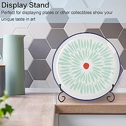 Vivinin 2 Pack Plate Stands - Metal Frame Holder