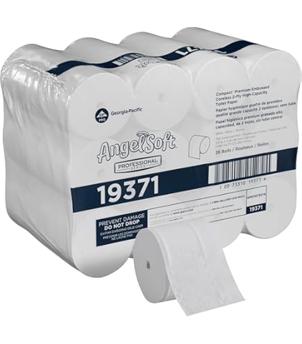 Amazon.com: FORT JAMES CORPORATION 19378 Coreless 2-Ply White Bath