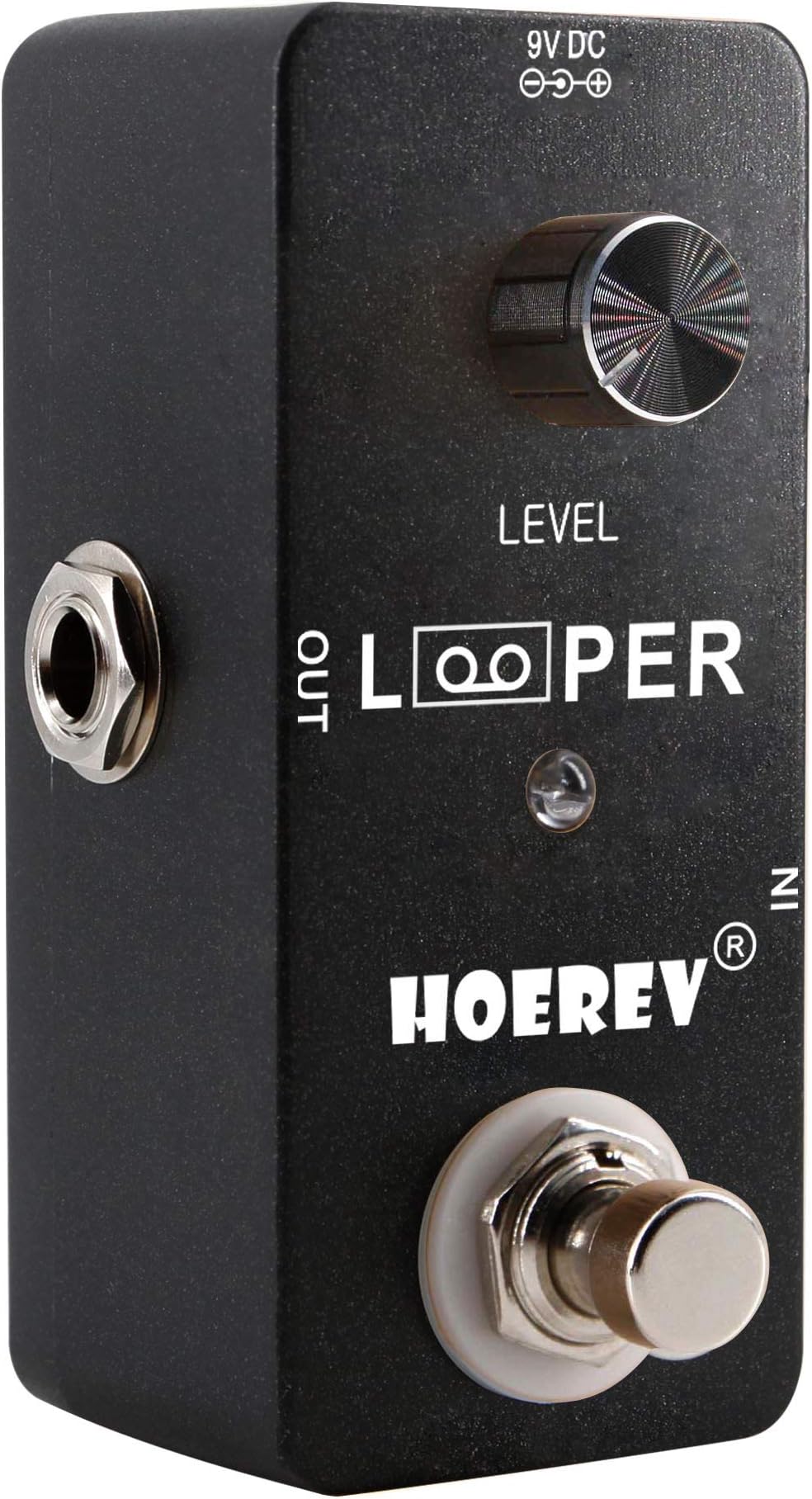 HOEREV Guitar Looper Effector Pedal, Color Black