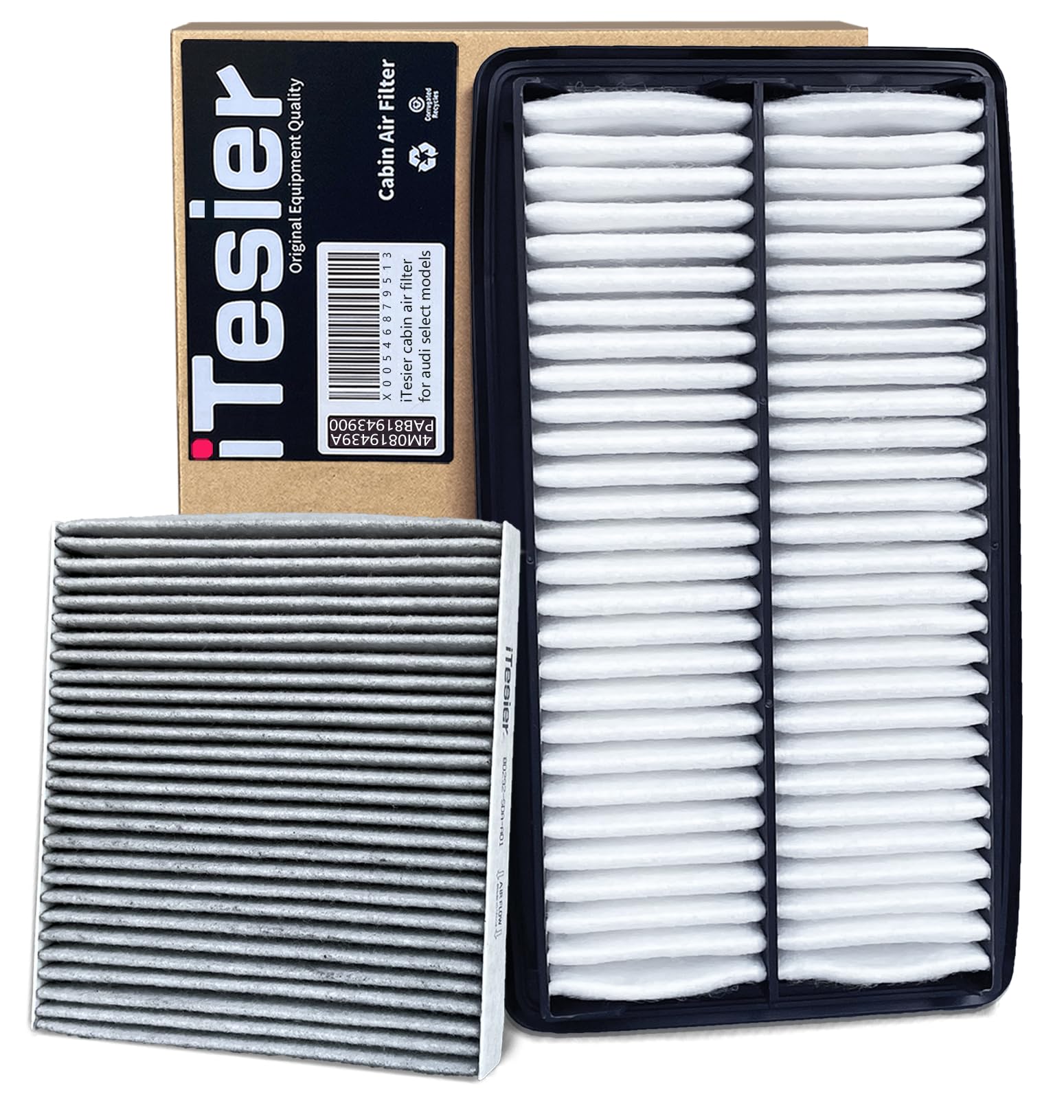 Photo 1 of ITESIER Engine Cabin Air Filter kit for Pilot (2016-2022), Ridgeline (2017-2026), Passport (2019-2025), MDX (2016-2020), Replaces 17220-5J6-A10, 80292SDAA01, CA12061