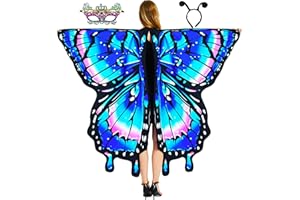 VARYOWOP Butterfly Wings Adult Butterfly Costume for Women - Butterfly Cape Costume Perfect for Halloween