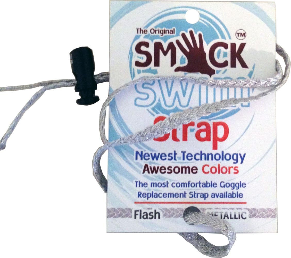 Smack Strap Braided Elastic Goggle Replacement Strap - Flash (Metallic)