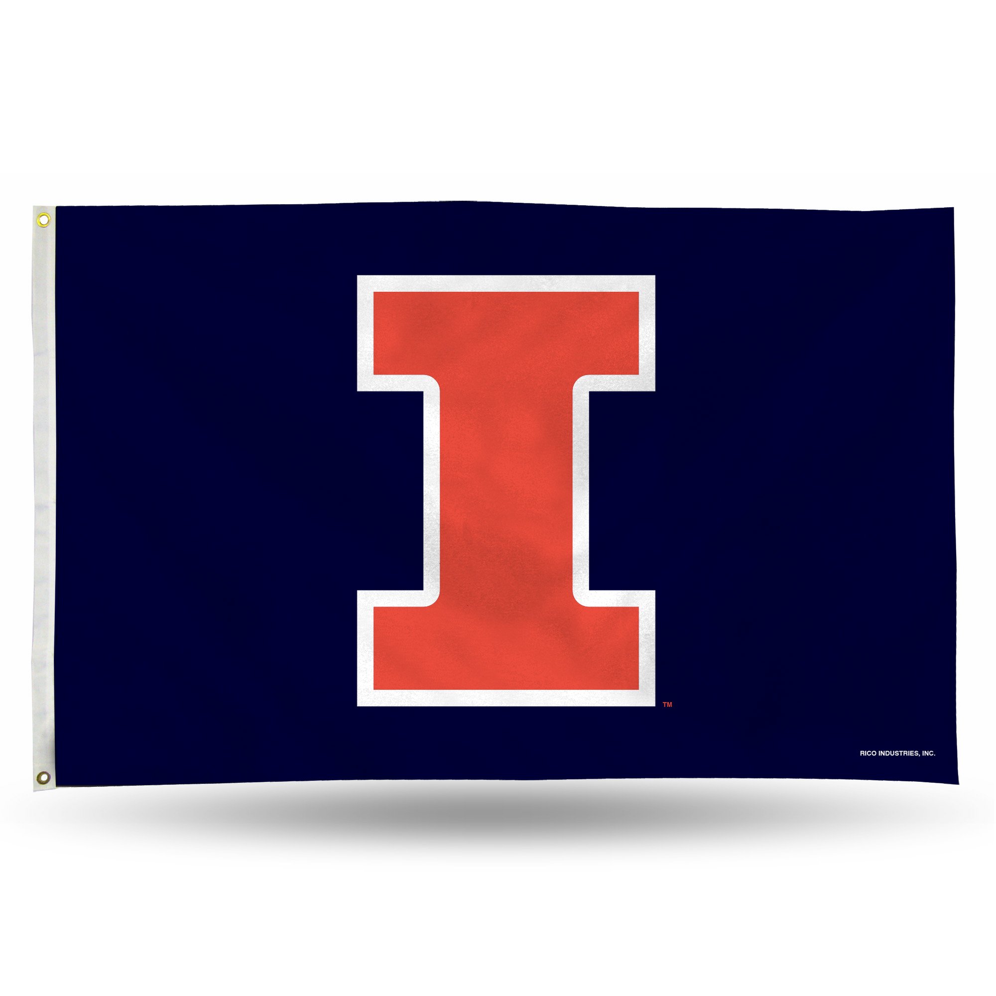 Rico Industries NCAA Illinois Fighting Illini Standard 3' x 5' Banner Flag โ image 1