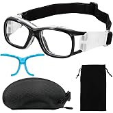 SAWUTPV Basketball Football Glasses for Outdoor Sports Anti Fog Lens Protective Goggles with Adjustable Size