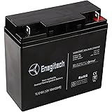 Powermall 12 V 18 Ah 20HR Sealed Lead Acid Rechargeable Battery Replacement with Nuts and Bolts