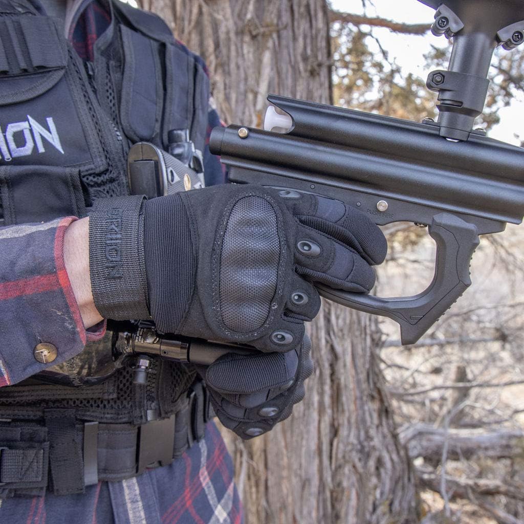 ORIION Tactical Gloves for Men | Size Airsoft Gloves | Heavy Duty Shooting Gloves for Paintball, Motorcycle, and Climbing | Military Tactical Full-Finger Gloves with Hard Knuckle : Sports & Outdoors