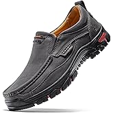 FLYLAND Basic 1.0 Men's Fashion Loafers Vintage Classical Leather Ankle Boots Handmade Chukka Boots Daily Casual Work Office Shoes Driving Shoes