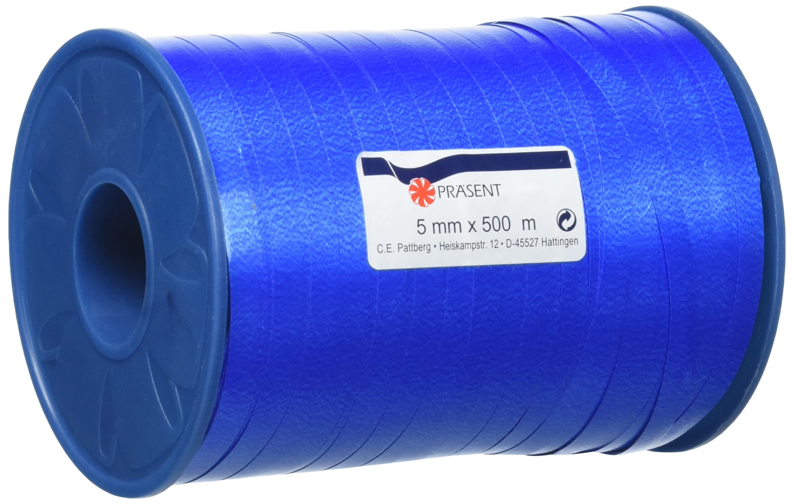 C.E. Pattberg America Gift Curling Ribbon Blue, 547 Yards of balloonribbon for Gift Wrapping, 0.2 inches Width, Accessories for Decoration & Handicrafts, Decoration Ribbon for Presents — image 1
