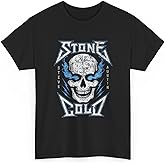 Stone Cold Steve Austin Tshirt 3:16 Pro Wrestling Attitude Era Skull Cosplay Gift T-Shirt for Man Woman