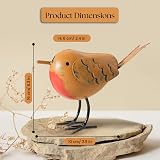 REDSTAR 3pc Decorative Red Robin Ornaments Garden Outdoor Statues view 2