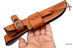 Ottoza Top Grain Leather Knife Sheath for Fixed