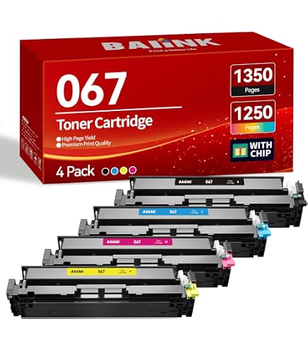 Cartucho de toner 067 067H MF656Cdw, conjunto de 4 unidades