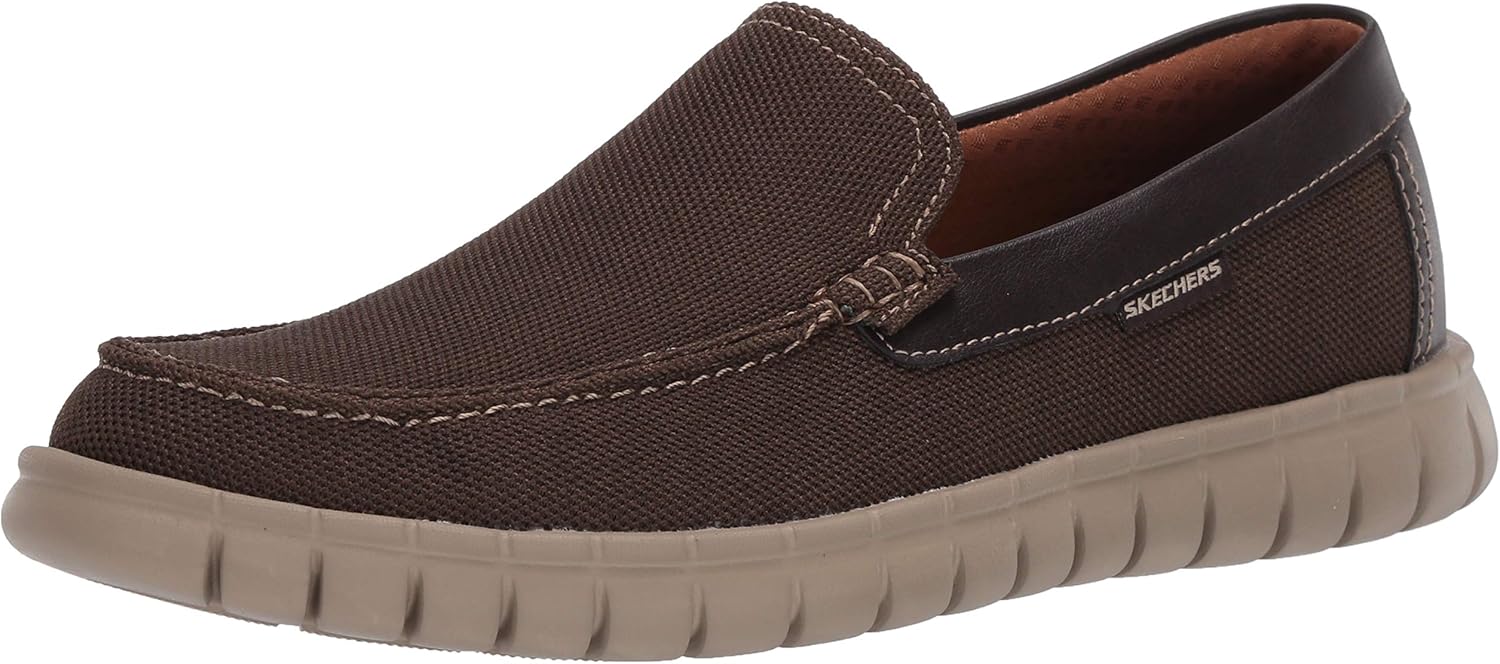 Skechers Men's Moreway Chapson Slip on Canvas Loafer Amazon.ca
