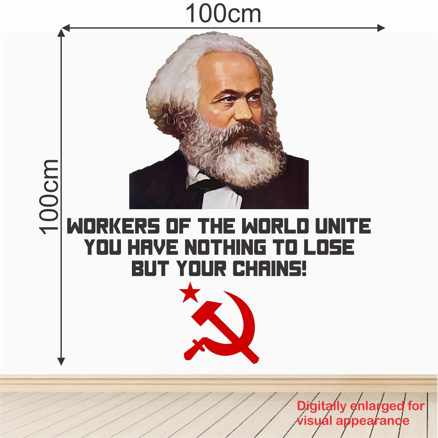Stickme Karl Marx Communist Communism Socialism Office