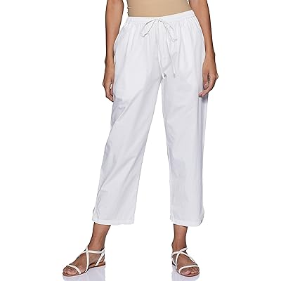 Buy BIBA Beige Cotton Flax Pants for Women at Ubuy Nigeria