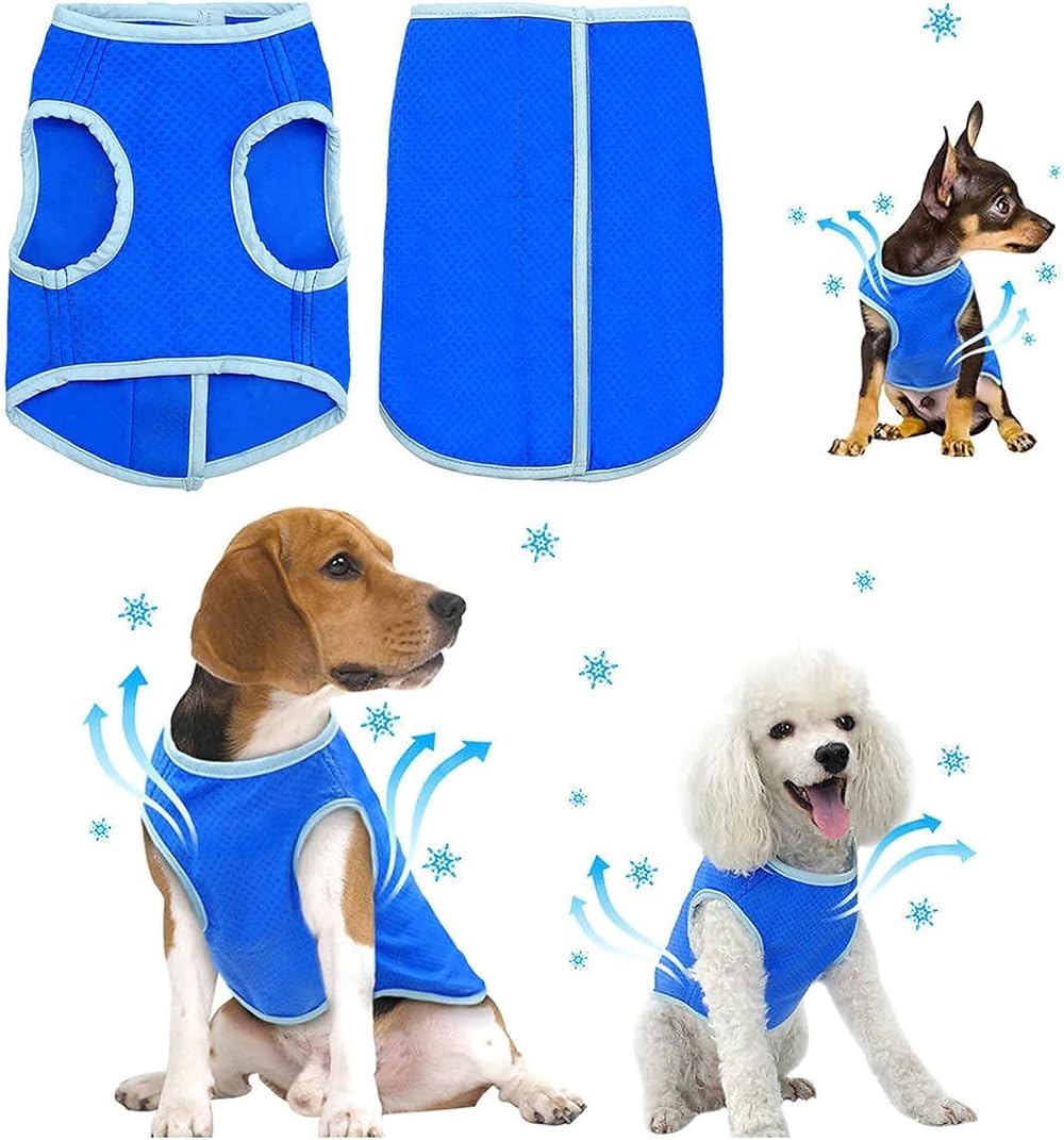 Runmeihe Dog Cooling Coat Vest Harness for Dogs Medium Large Small S
