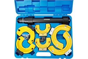SIXIWANZI Spring Compressor Tool, Universal Coil Spring Compressor Tool, Heavy Duty Strut Spring Compressor