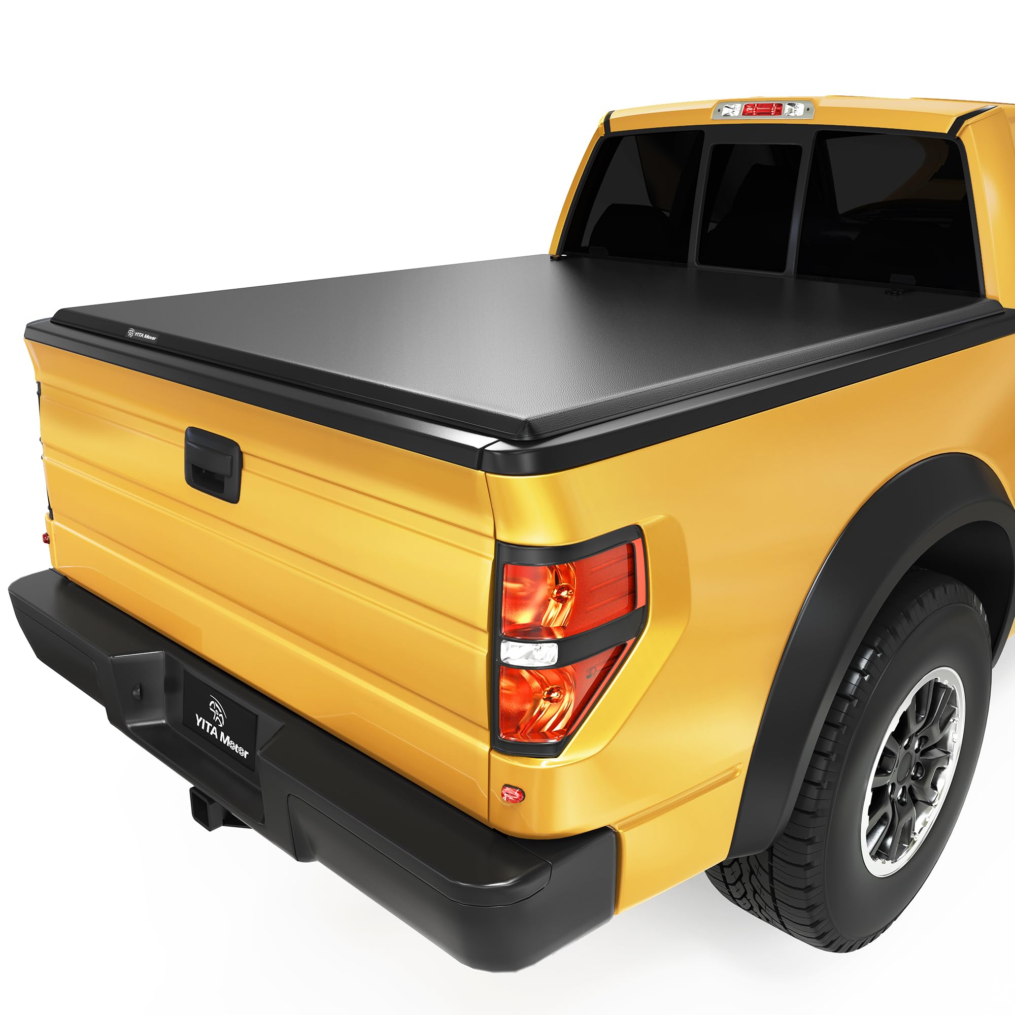 Photo 1 of YITAMOTOR Soft Tri-fold Truck Bed Tonneau Cover Fits for Ford F-150 2009-2014 with 5.5 ft Bed