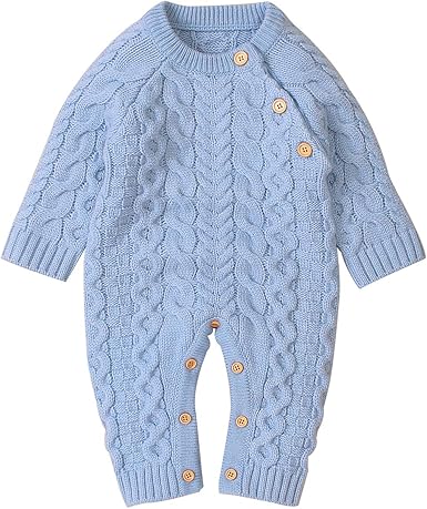 knitted romper suit