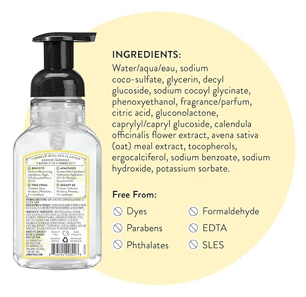 WATKINS 20626 9 OZ LEMON SCENT FOAMING HAND SOAP