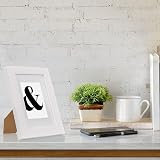Fabian Clarke London 7x5 Modern White Wooden Frame with 6x4 Mount view 6