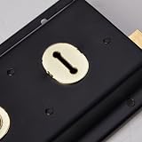 ERA Rim 6 x 4-inch Sashlock with Handles Black view 3