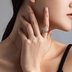 YCYHHW 2024 New Ring Fidget Ring- Rotatable Bead