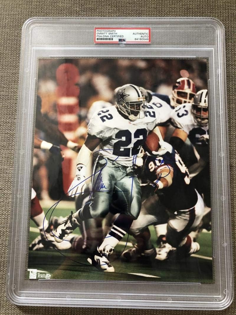 emmitt smith autographed football