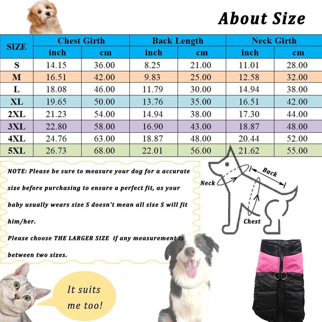 Winter Pet Dog Vest Clothes, Soft Dog Coat Warm Pet Jacket Apparel - Image 3