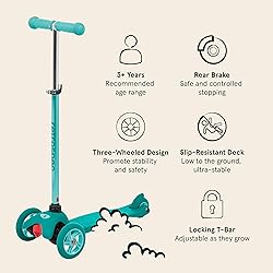 Retrospec Chipmunk Kick 3 Wheel Scooter for
