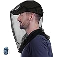 South to East Premium Mosquito Head Net for Insect 1 Pack, Ultra Large & Long, Extra Fine Holes, Fly & Bug Protection Gear for Camping, Hiking, Fishing, Gardening, Safari, Fit All Hats for Men & Women